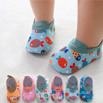 Toddler Shoes For Boys Girls First Walkers Spring Baby Sport Floor Home Indoor Outdoor Shoe Cute Print First Walker 6M-3Years