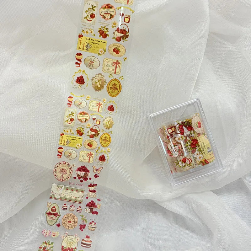 1Pc 100cm Flower Nail Foils for Transfer Paper Floral Stickers Rose Nails Wraps Tulip Nail Art Decorations