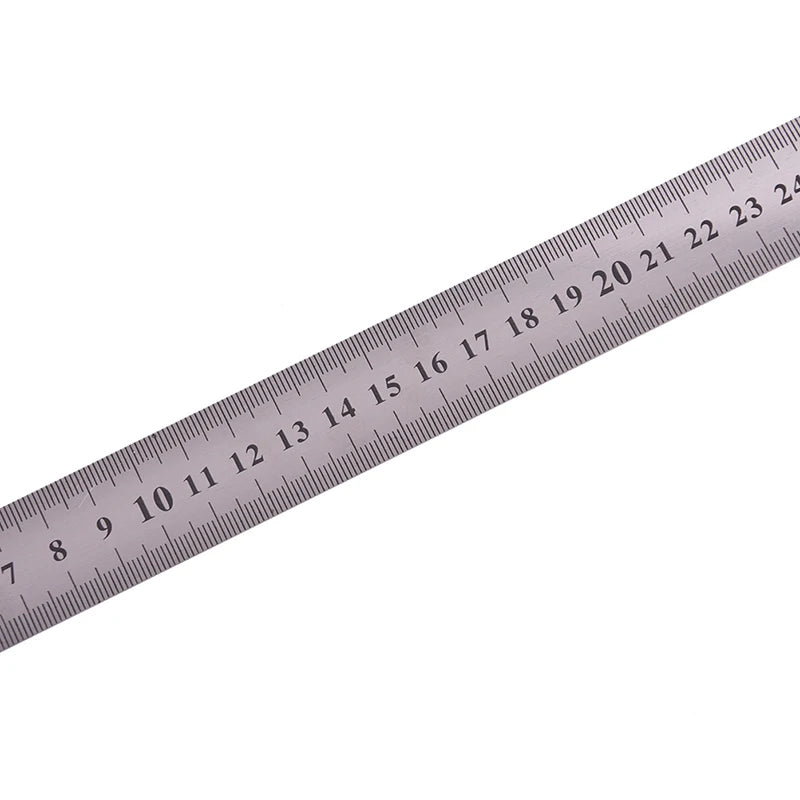 30cm  METAL RULER Stainless Steel Straight Edge Drawing Cutting Non Skid Back