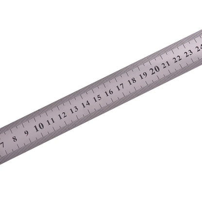 30cm  METAL RULER Stainless Steel Straight Edge Drawing Cutting Non Skid Back
