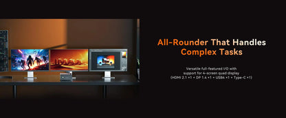 GMKtec K12 Mini PC AMD Ryzen7 H 255 (Upgraded 8745HS) Oculink Support DDR5 NO RAM NO ROM NO OS Desktop Computer Gaming PC WIFI6E
