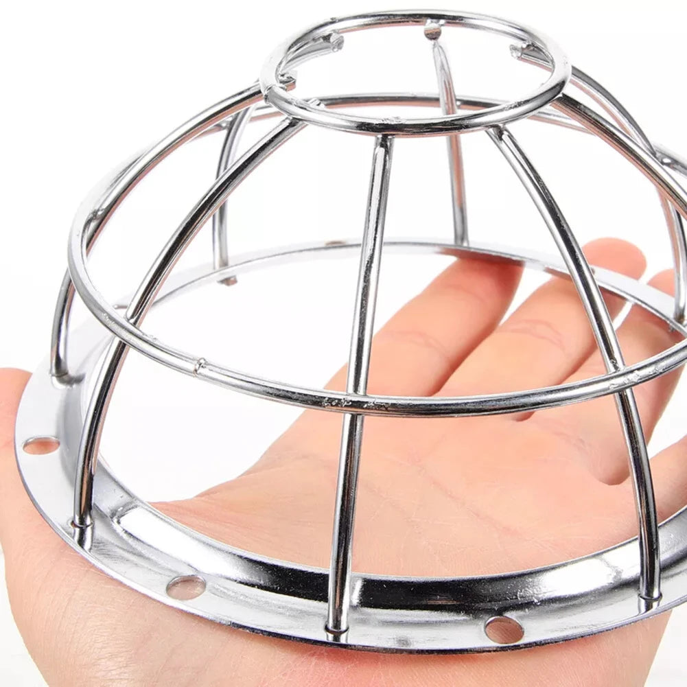 1/2pcs Iron Smoke Detector Protective Cover Sprinkler Cage Bracket Fire Covers Home Bathroom Kitchen Accessories Protect Parts