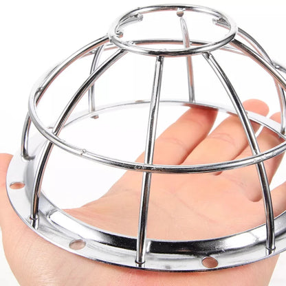 1/2pcs Iron Smoke Detector Protective Cover Sprinkler Cage Bracket Fire Covers Home Bathroom Kitchen Accessories Protect Parts