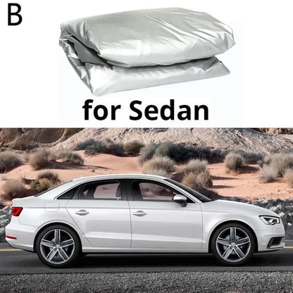 Car Accessories Sunshade Half Cover Car Coat Sunblock Rain Heat Cover Sunshade Half Car Dust