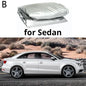 Car Accessories Sunshade Half Cover Car Coat Sunblock Rain Heat Cover Sunshade Half Car Dust