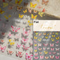 1pcs 5D Japanese Black Butterfly Nail Art Stickers Glitter Shiny Kawaii Self Adhesive Manicure Decorations Tool Decals Accessory