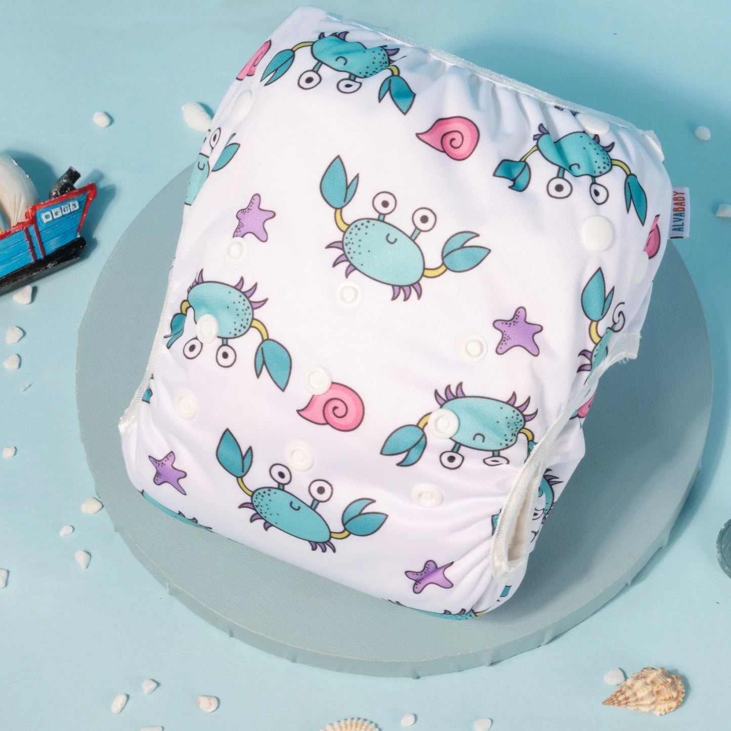 U Pick Alvababy Big Size Swim Diaper Swimsuit Cool Fashion Reusable Swim Nappy for Babies 0-3 years Old