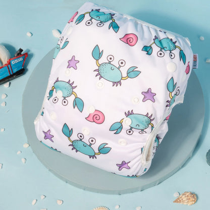 U Pick Alvababy Big Size Swim Diaper Swimsuit Cool Fashion Reusable Swim Nappy for Babies 0-3 years Old
