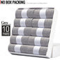 HSS 5/10 Pairs Men's Cotton Blend Socks Black Business Men Socks Soft Breathable Summer Winter for Male Socks Plus Size (6.5-14)