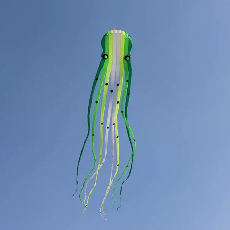 15m / 23m Inflatable Octopus Kite with 3D Suction Cups, Soft Laundry Kite,  Professional Giant Kite for Festival