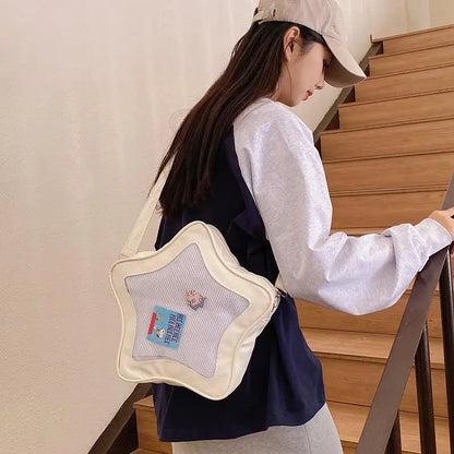 Cute Kawaii Ita Bag Original Anime Five Pointed Star Two-dimensional Crossbody Street Fashion Ulzzang Shoulder For Girls 2025