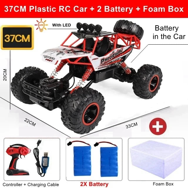 Oike RC Car Remote Control Climbing Vehicle Outdoor All Terrain 4X4 Off-road Trucks Rock Climber 4WD Buggy Racing Drift Cars Toy