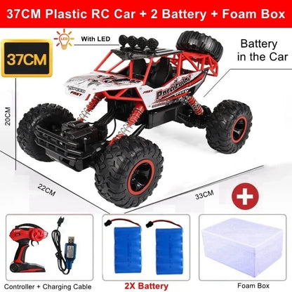 Oike RC Car Remote Control Climbing Vehicle Outdoor All Terrain 4X4 Off-road Trucks Rock Climber 4WD Buggy Racing Drift Cars Toy