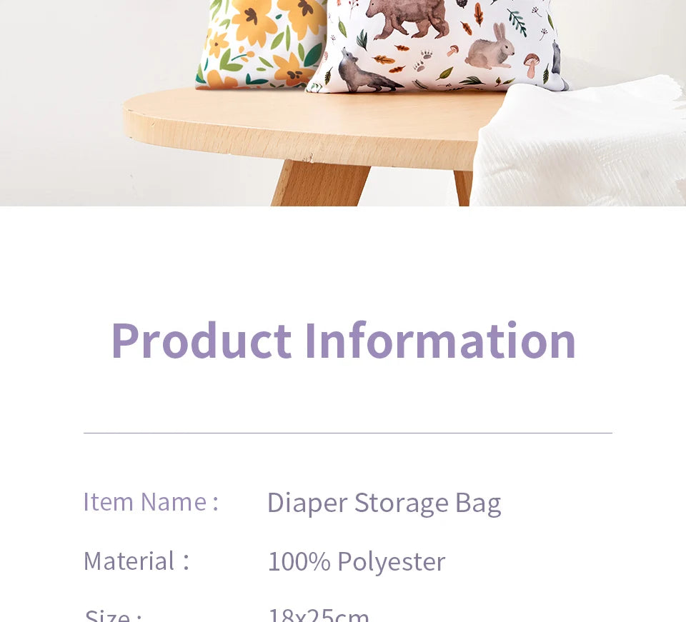 Elinfant 2pcs Waterproof Mini Storage Bag For Swimming,Beach&Gym,18*25cm Waterproof Diaper Bag,Wet Dry Bag