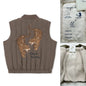 2025 KS Brand Winter Baby Boys Lambswool Jackets Vest Kids Clothes Girls Cherry Jackets Outerwear Coats Flight Suit Jackets 1-9Y