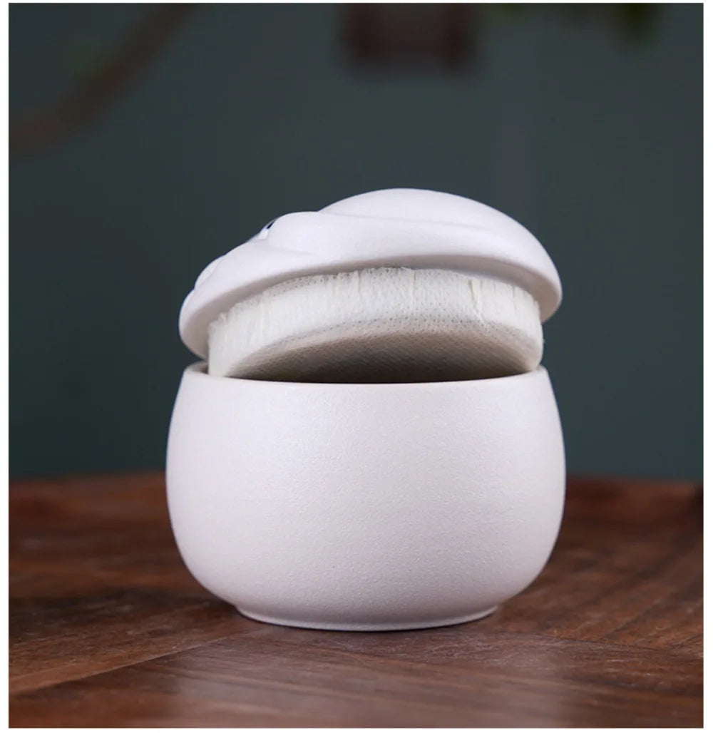 Ceramic Urn Dog Hair and Teeth Storage Pets Memorials Urn for Dogs Ashes Sealed and Moisture-proof Pet Souvenir Products