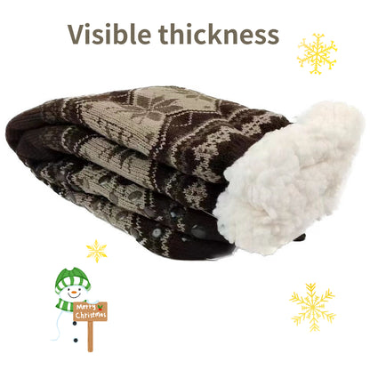 Winter Socks Mens Fluffy Warm Short Plus Velvet Soft Thermal Non Slip Floor Fuzzy Sock Male Thickened Gifts 2023 New In