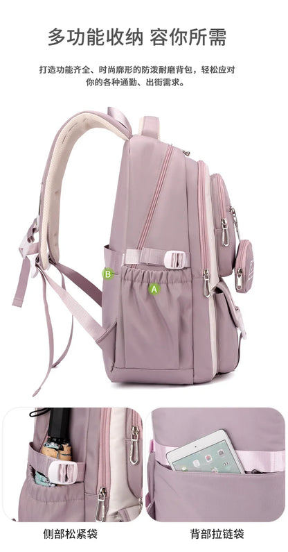 Waterproof Girls Backpacks Children School Bags for Teenagers Fashion Travel Backpacks Printing Child Schoolbags Satchel Mochila