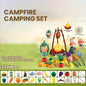 Kids Camping Tent Set Baby Playground Miniature Foods Children's Tent House Indoor Outdoor Parent-Child Interactive Game Toys
