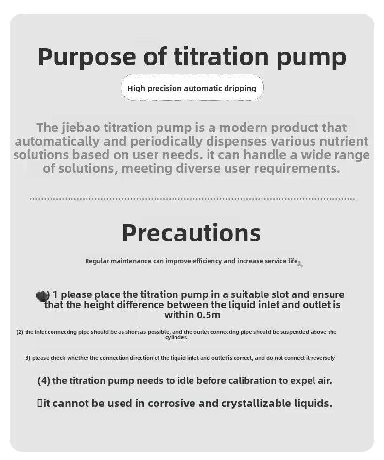 JEBAO DP-4 DP-5 DP-2 DP-3S DP-4S DP-3 Automatic titration pump peristaltic pump Dosing pump Aquarium automatic infusion machine