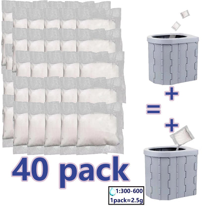 [No Need to Open the Portable | Stool Absorbent] 1-100 Pieces of Portable Fast Absorbing Stool Powder | Poo Powder Poo Gel