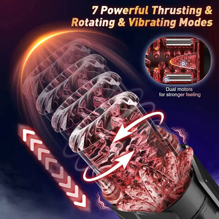 Realistic Vagina Masturbator Man Sex Machine Sextoy Male Sexual Toys Vibrator Automatic Masturbation Cup Pussy Sexy Toy Sex shop