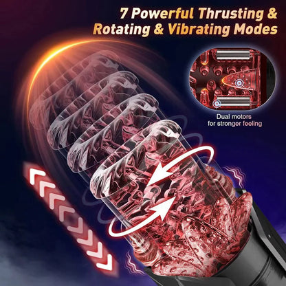 Realistic Vagina Masturbator Man Sex Machine Sextoy Male Sexual Toys Vibrator Automatic Masturbation Cup Pussy Sexy Toy Sex shop