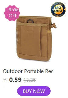 New Tactical Adjustable Walkie Talkie Holder Radio Pouch Hunting Interphone Hanging Bag Outdoor Nylon Molle Radio Pouch