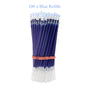 3 Gel Pens + 50 Refills Set 0.38mm Black Blue Red Ink Bulk Pens Thin Tip Journal Writing School Supplies Stationery Wholesale
