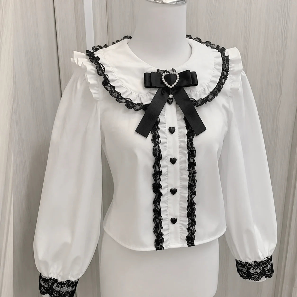 Women Japanese Sweet Lolita Blouses Summer Elegant Bow Off Shoulder JK Shirt Female Gothic Hot Girls Casual Lace Ruffles Tops