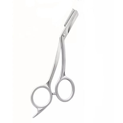 1Pc Stainless Steel Eyebrow Trimmer Scissors Precision Grooming Tool for Men & Women Effortless Knife Hair Removal Shaver Tool