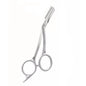 1Pc Stainless Steel Eyebrow Trimmer Scissors Precision Grooming Tool for Men & Women Effortless Knife Hair Removal Shaver Tool