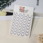 1Pc 3D Gold Hollow Irregular Geometric Nail Stickers Holo Metal Frame Gold/Silver Decals Square Self Adhesive Sliders Nail Deco