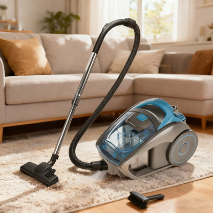 2800W Powerful Vacuum Cleaner15000PA Strong Suction for Deep Cleaning,Multi-Surface Dust/Debris Removal, Compact Design for Home