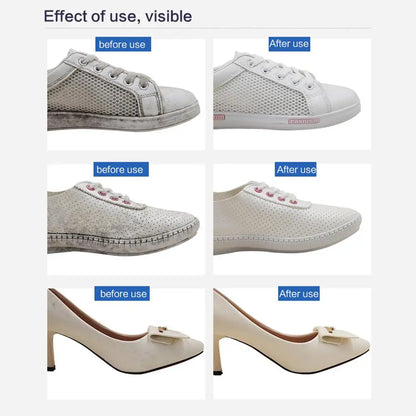 100ml White Shoe Cleaner Shoe Brightening And Stain Cleaning Stain Free And Whitening Removal Agent White Remover Wipe Wash I6L5