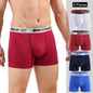 4pcs Cotton Boxer Shorts Soft Men's Panties BONITOS Letter Waistband Men Underpants Boxer Briefs Sexy Underwear for Man Boxers