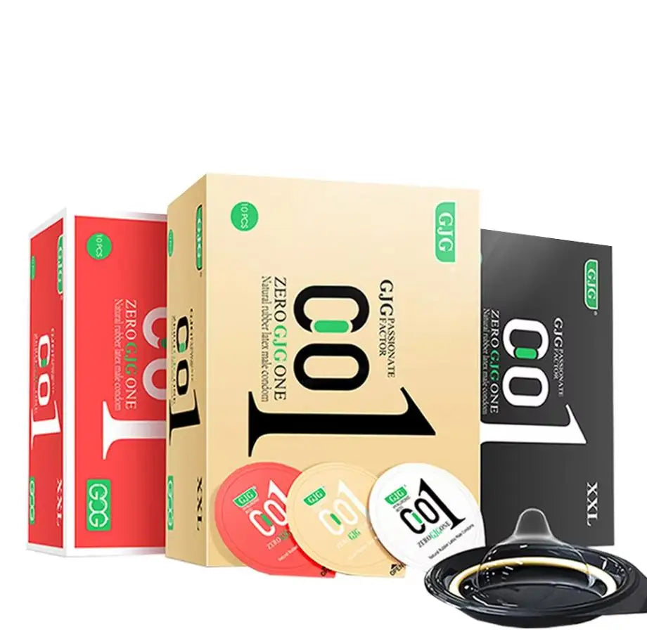 10pcs Large Size 55mm Ultra-thin Condoms Lasting Passion Man Penis Sleeve Natural Rubber Latex Safe Sex Toys Condoms Adult 18+