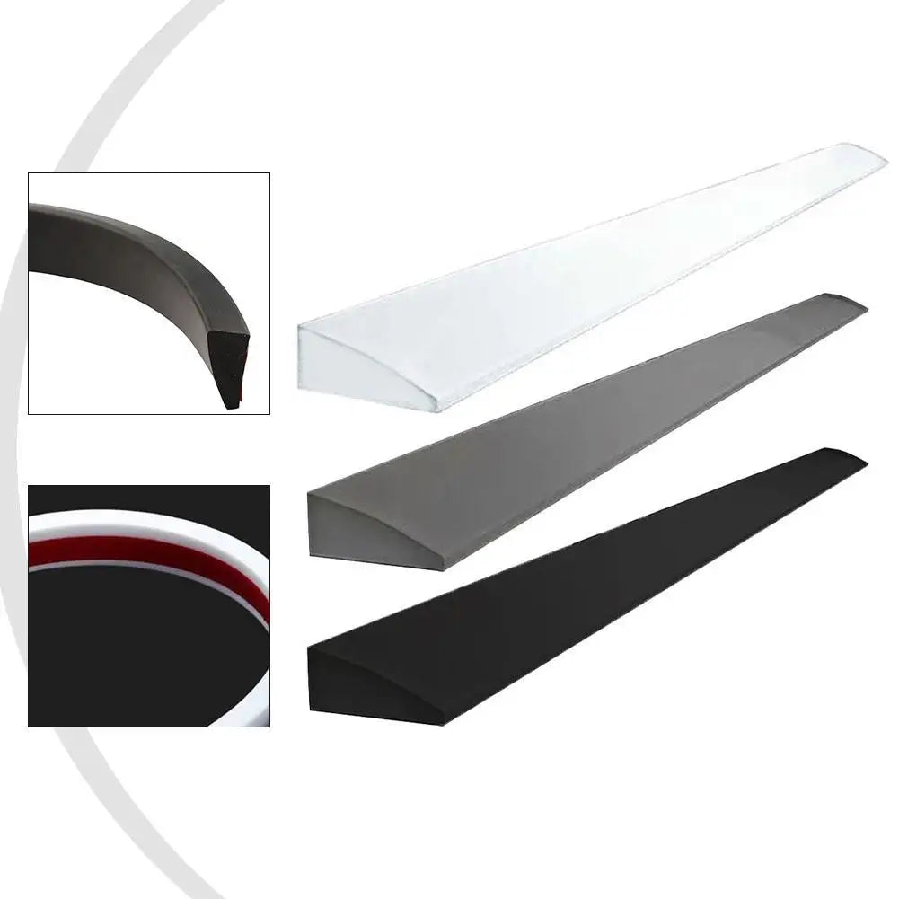 Slope Climbing Strip For Sweeping Robot Flexible Silicone Ramp Threshold Strip Silicone Self- Slope Climbing Strip Random color
