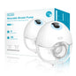 Wearable Breast Pump Hands Free Electric Breast Pumps Comfort Milk Collector Lightweight with LED Display 4 Modes & 36 Levels