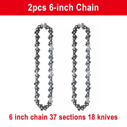 1/4 chainsaw chain guide 4/6/8/10 inch portable electric saw mini chainsaw logging saw blade Pruning chain saw chain accessories