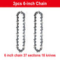 1/4 chainsaw chain guide 4/6/8/10 inch portable electric saw mini chainsaw logging saw blade Pruning chain saw chain accessories