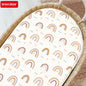 Cartoon Printed Crib Sheet Set Baby Bedding Toddler Mattress & Changing Pad Cover Polyester Cotton Fitted Bassinet Sheets