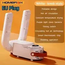 HOMEFISH Intelligent Shoe Dryer Quick Drying Deodorizing Sterilizing Adjustable Timer Household Shoe Warmer And Heater