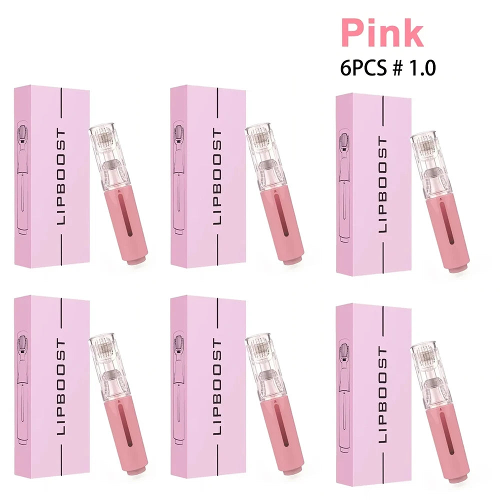 1/2/4/6pcs Derma Roller 0.2mm 105pcs Titanium Needle Lip BOOSTER Microneedle Dermaroller Face Massage Lip Beard Beauty Skin Care