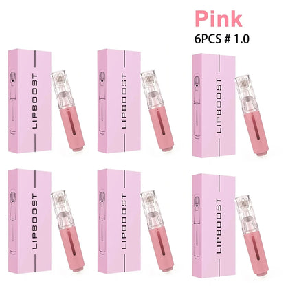 1/2/4/6pcs Derma Roller 0.2mm 105pcs Titanium Needle Lip BOOSTER Microneedle Dermaroller Face Massage Lip Beard Beauty Skin Care