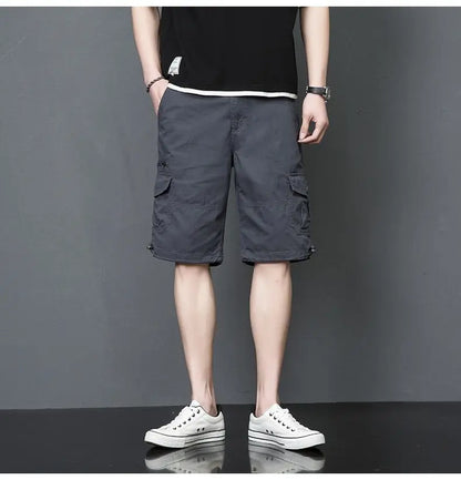 Men's Summer Military Camouflage Shorts Casual Cotton Camo Loose Cargo Shorts Male Bermuda Camuflada Plus Size 5XL