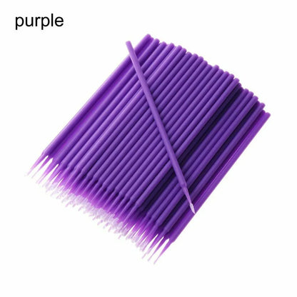 100 Pieces Car Maintenance Micro Brush - Disposable Paint Touch-Up Brush Small Tip for Auto Detailing Accessories