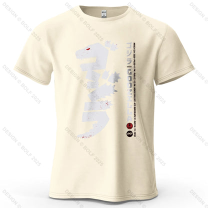 Japan Printed Men's T-Shirt 100% Cotton Oversized Harajuku Style Graphic Tees for Women Tops Tees Casual Streetwear