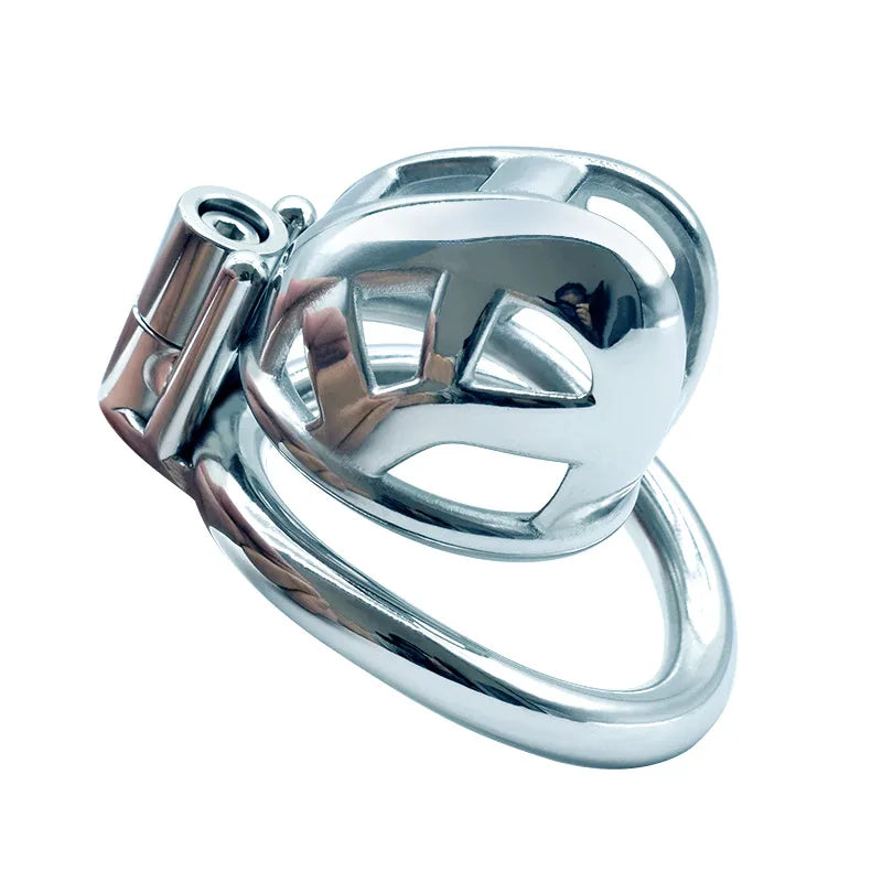 Stainless Steel Male Chastity Cage Penis CB Lock Device Metal Cage BDSM Erotic Infidelity Prevention Device Gay Adult Sex Toys