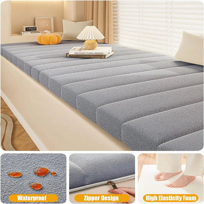Customized Teddy Sponge Windowsill Cushion 4.5/6.5/9.5 Cm High-Density Sponge Cushion Waterproof Non-Slip Cushion Sofa Cushions